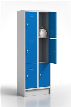 Faecherschrank Viola 4 Fächer übereinander